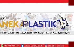 Desain Banner Toko Plastik