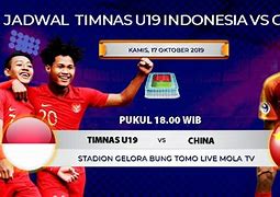 Live Indonesia China Malam Ini